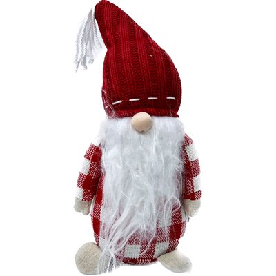Gnome debout 13" Rouge