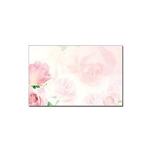 Carte régulière pqt.50 S.T. Fleur Rose
