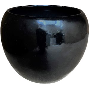 Cache pot céramique LISA 4½" Noir